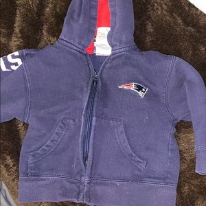 Patriots zip up hoodie